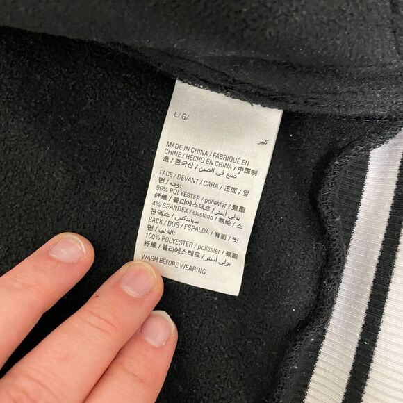 Ideology Jacket Kids Boys Large Black Red Full Zip Hooded Pockets Without Limits - Picture 11 of 15